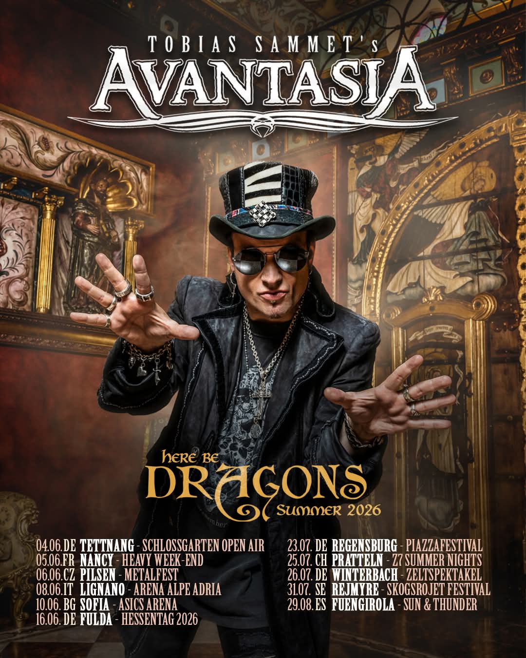 AVANTASIA kündigen exklusive Europa-Shows vor längerer Tourpause an
