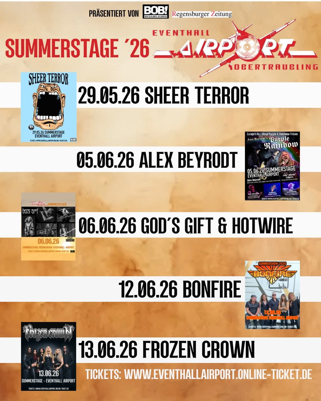 DIE SUMMERSTAGE 2026 IN OBERTRAUBLING STEHT IN DEN STARTLÖCHERN!