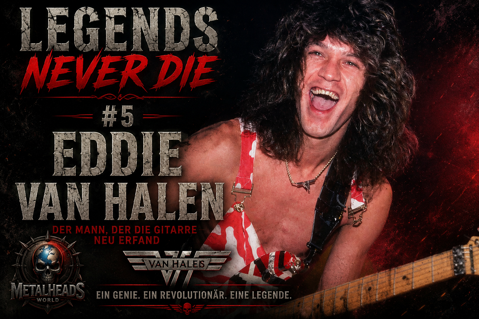 LEGENDS NEVER DIE #5 EDDIE VAN HALEN