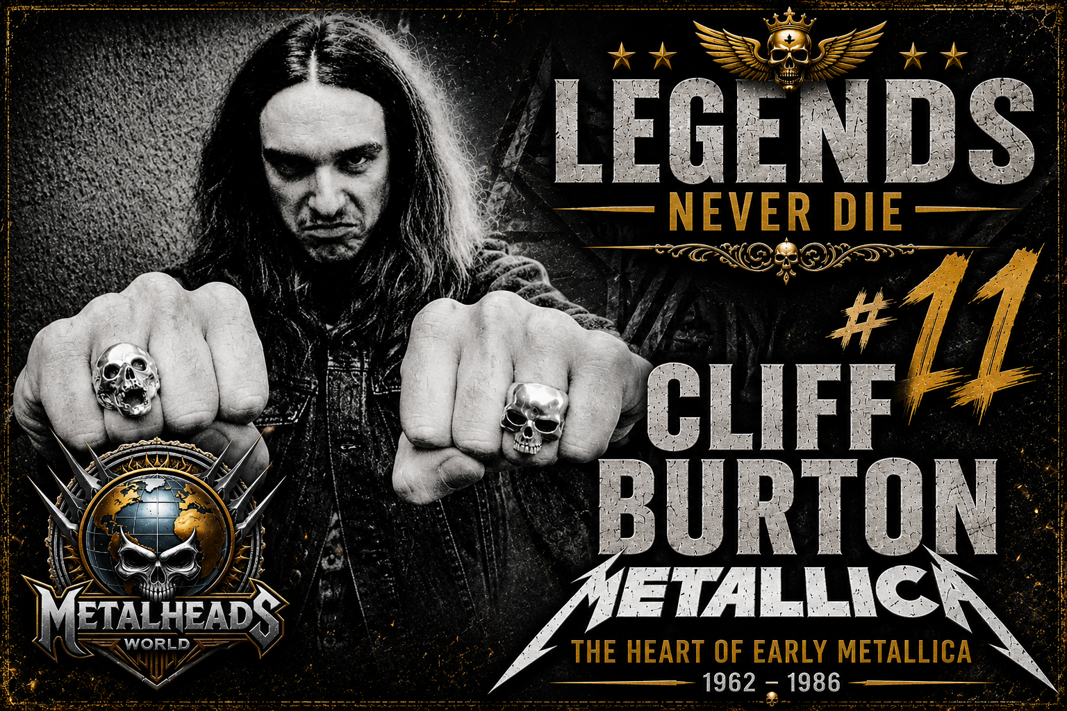 LEGENDS NEVER DIE #11 - CLIFF BURTON