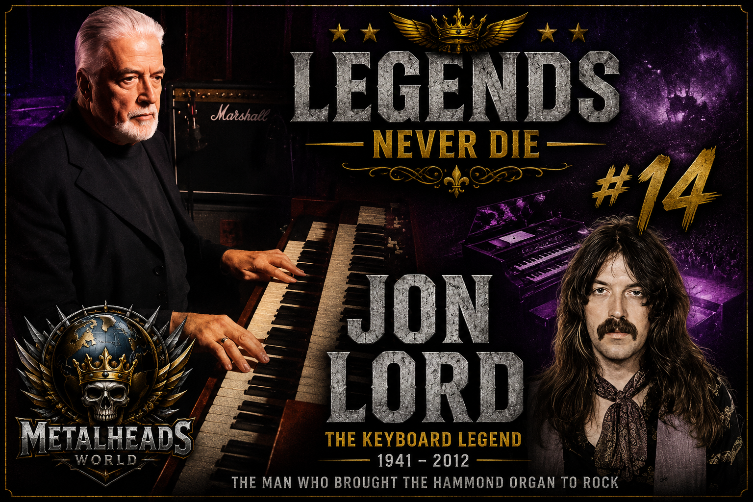LEGENDS NEVER DIE #14 JON LORD