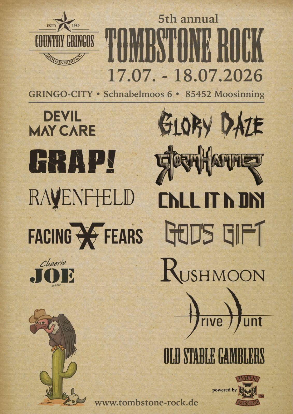 TOMBSTONE ROCK FESTIVAL 2026