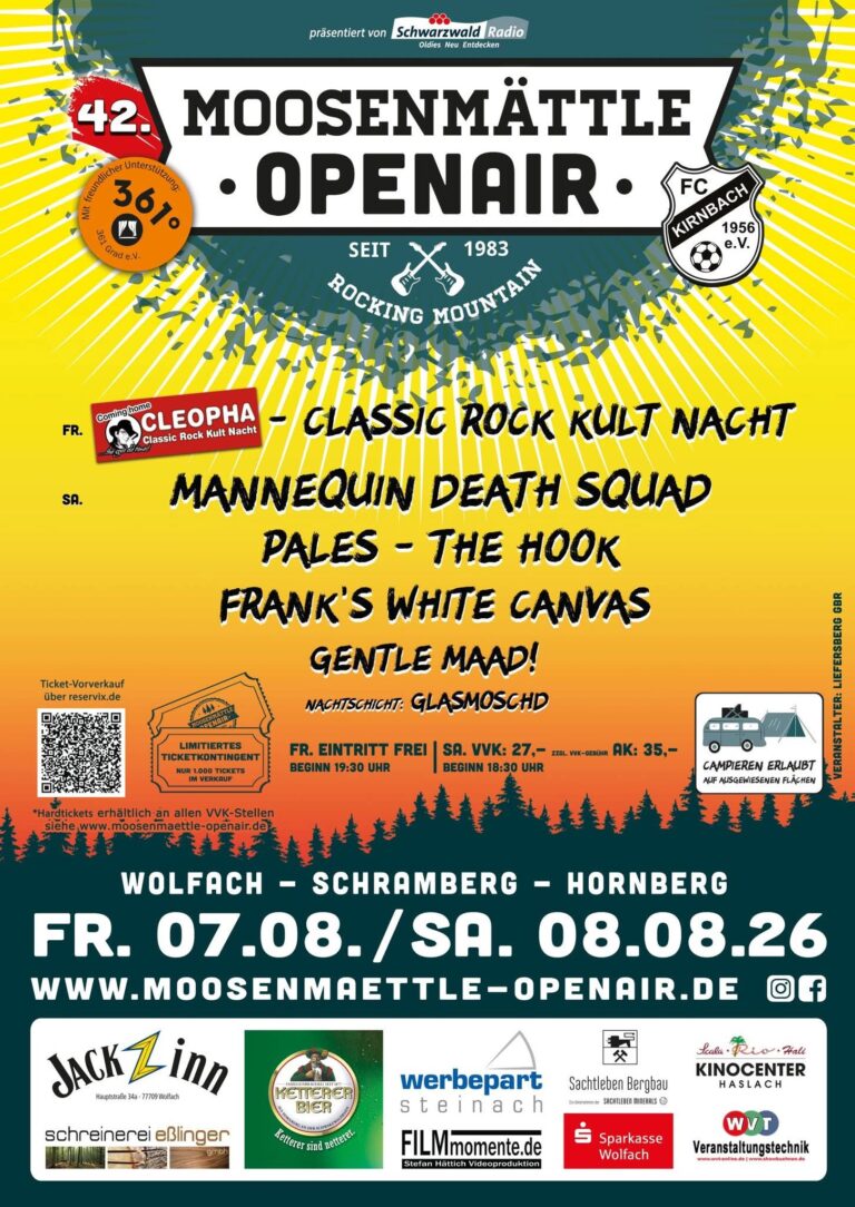 42. MOOSENMÄTTLE OPENAIR 2026