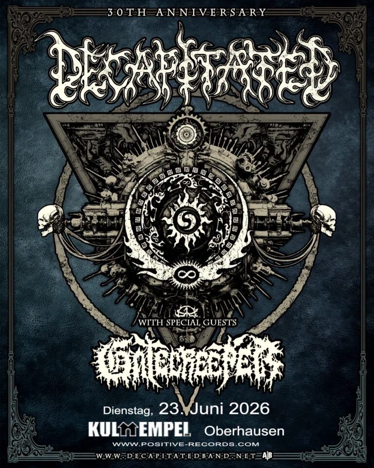 DECAPITATED & GATECREEPER KOMMEN NACH OBERHAUSEN!