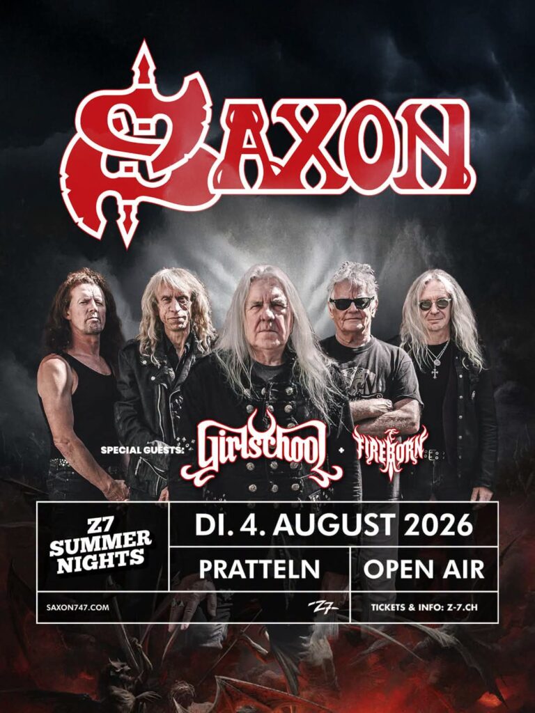 SAXON, GIRLSCHOOL UND FIREBORN KOMPLETTIEREN DAS BILLING DER Z7 SUMMER NIGHTS 2026