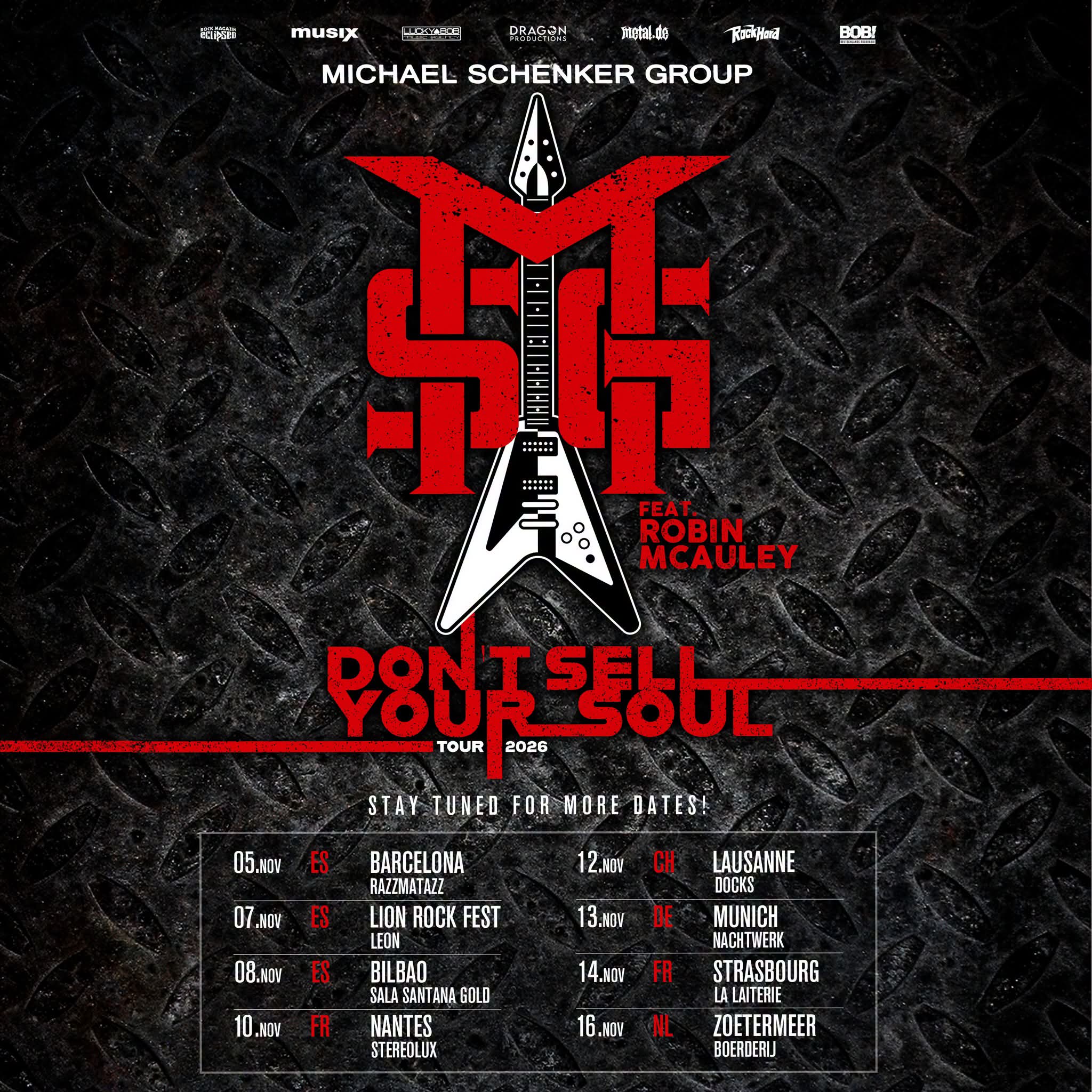 MICHAEL SCHENKER TOUR 2026