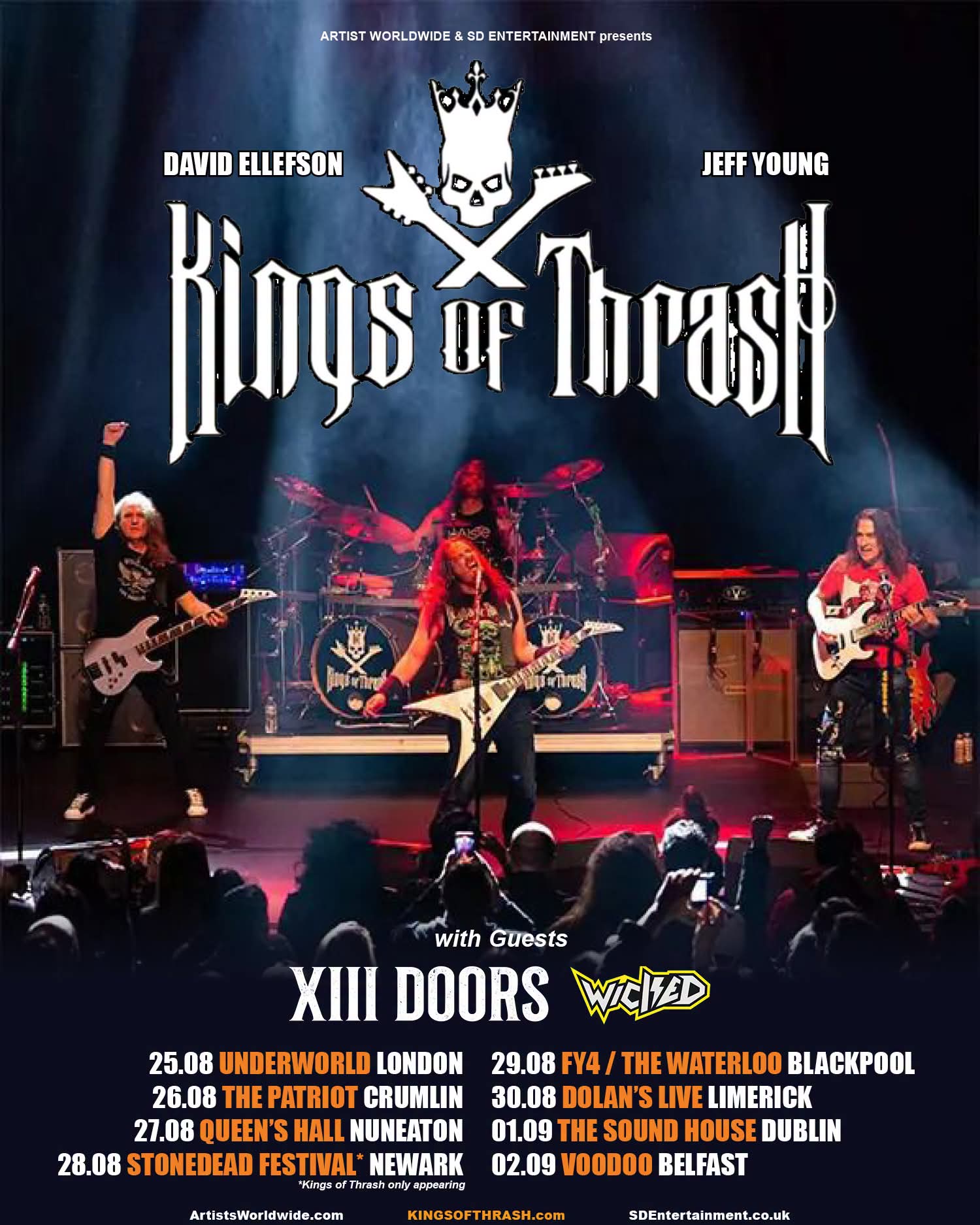 KINGS OF THRASH KEHREN MIT DER GLOBAL THRASH TOUR NACH GROSSBRITANNIEN UND IRLAND ZURÜCK
