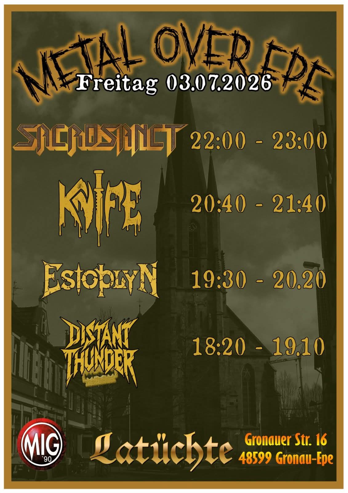 METAL OVER EPE 2026 – HEAVY METAL IN GRONAU-EPE