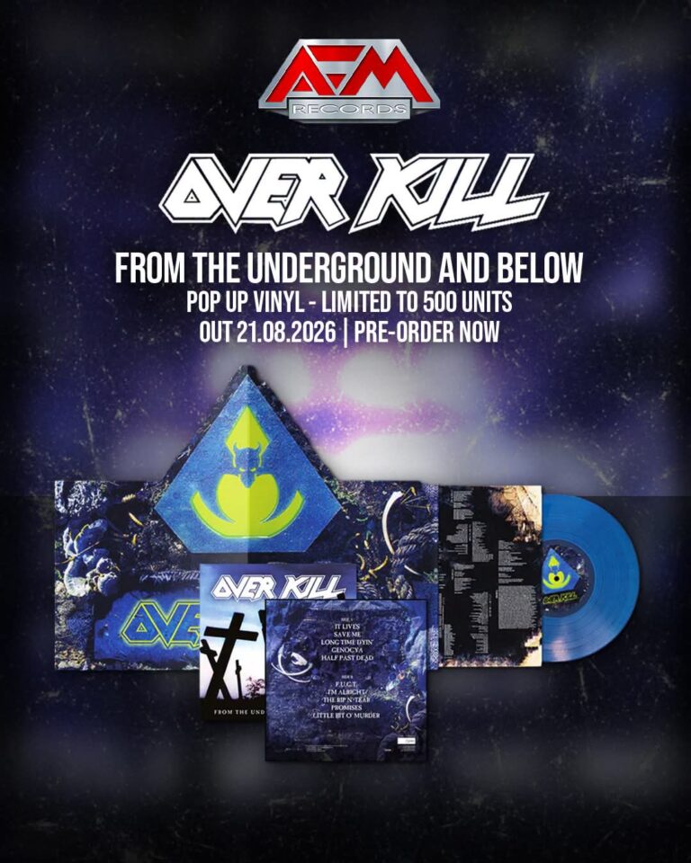 OVERKILL: „FROM THE UNDERGROUND AND BELOW“ ERSCHEINT ALS LIMITIERTE VINYL-NEUAUFLAGE