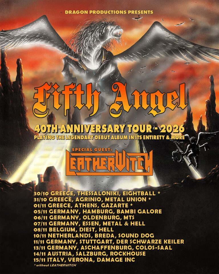 FIFTH ANGEL KOMMEN NACH EUROPA!