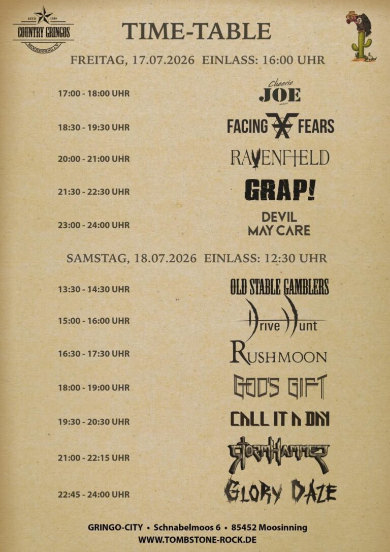 Tombstone Rock Festival 2026