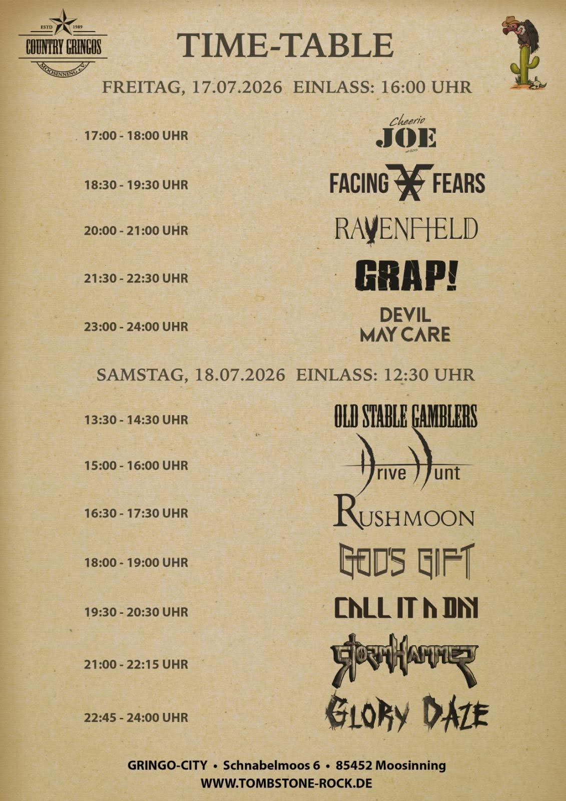 Tombstone Rock Festival 2026