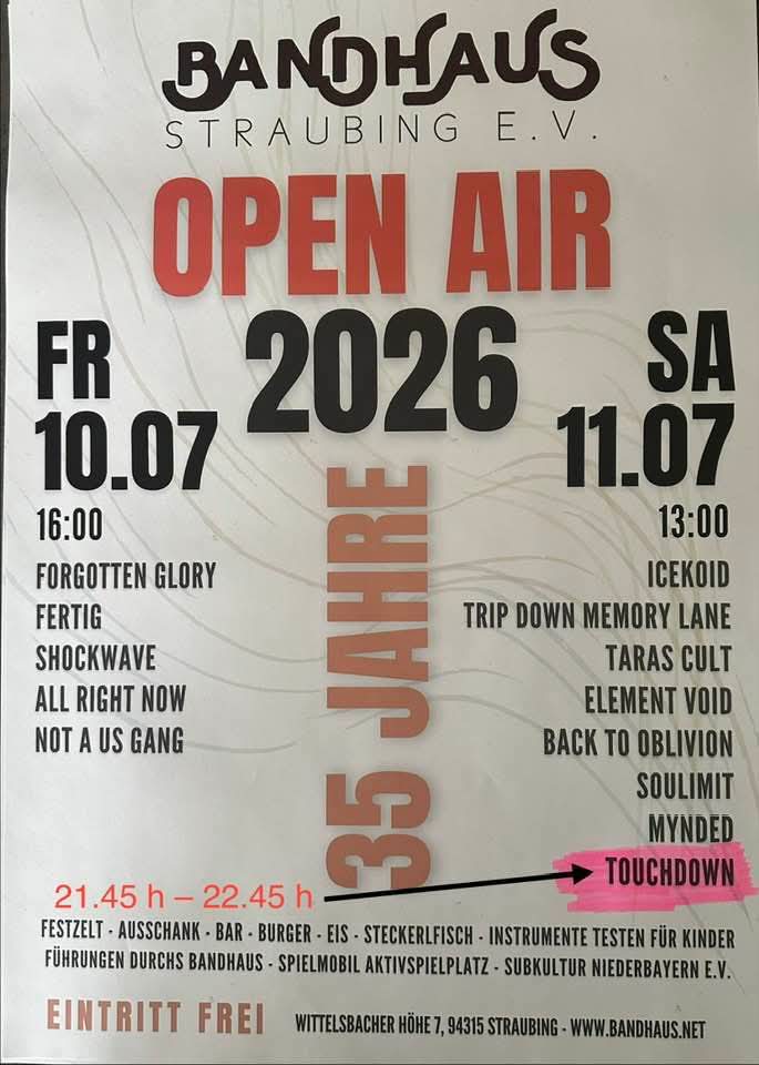 35 JAHRE BANDHAUS STRAUBING!