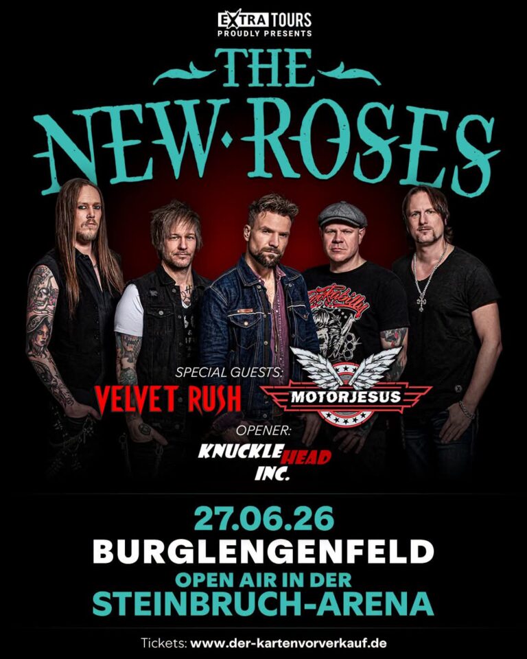 THE NEW ROSES, MOTORJESUS UND MEHR: OPEN AIR IN DER STEINBRUCH-ARENA BURGLENGENFELD