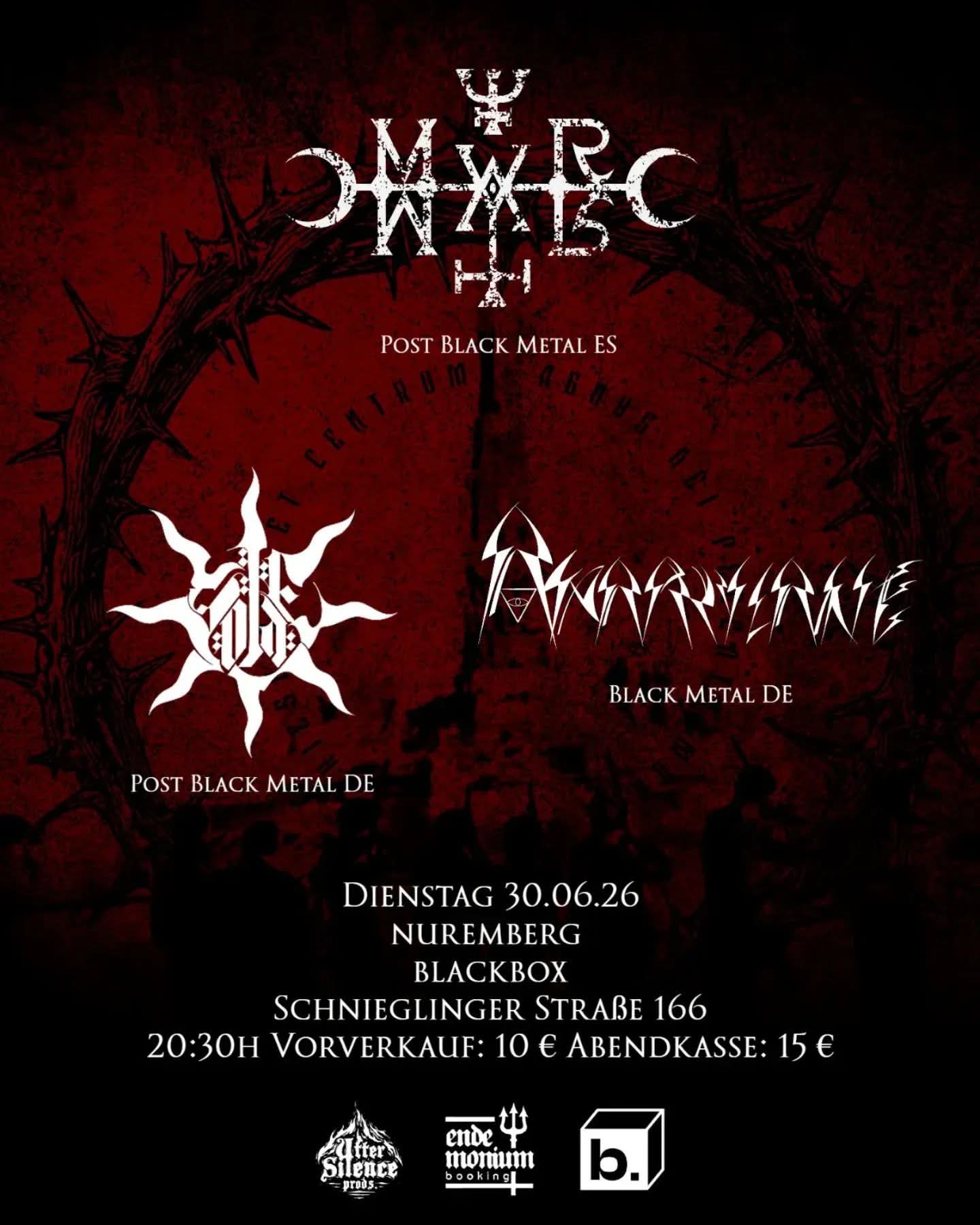 SPANISCHER POST-BLACK METAL TRIFFT NÜRNBERG