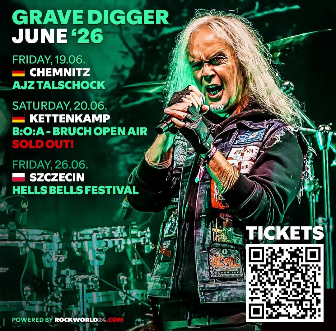GRAVE DIGGER IM JUNI WIEDER AUF TOUR!