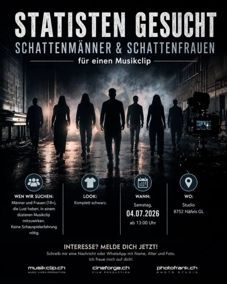 CASTING AUFRUF FÜR MYSTISCHES MUSIKVIDEO