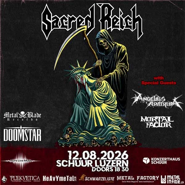 SACRED REICH KOMMEN NACH LUZERN!