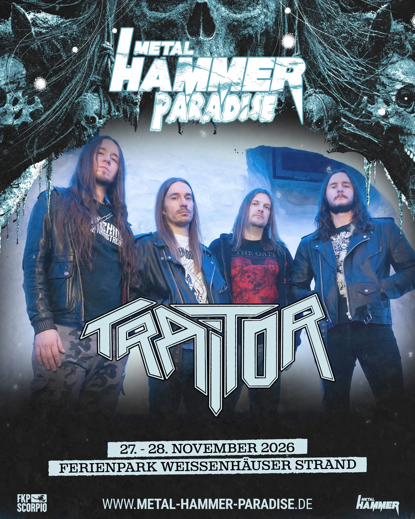 TRAITOR VERSTÄRKEN DAS BILLING DES METAL HAMMER PARADISE 2026