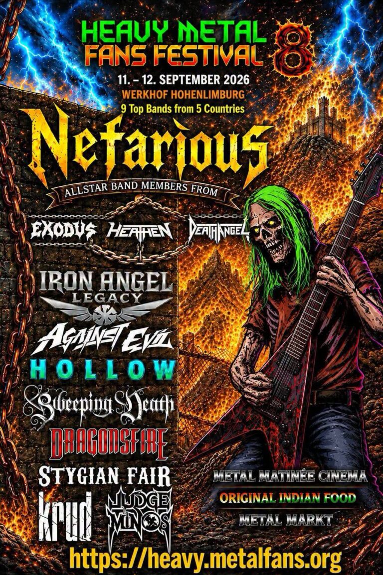 HEAVY METAL FANS FESTIVAL 8 STEHT IN DEN STARTLÖCHERN!