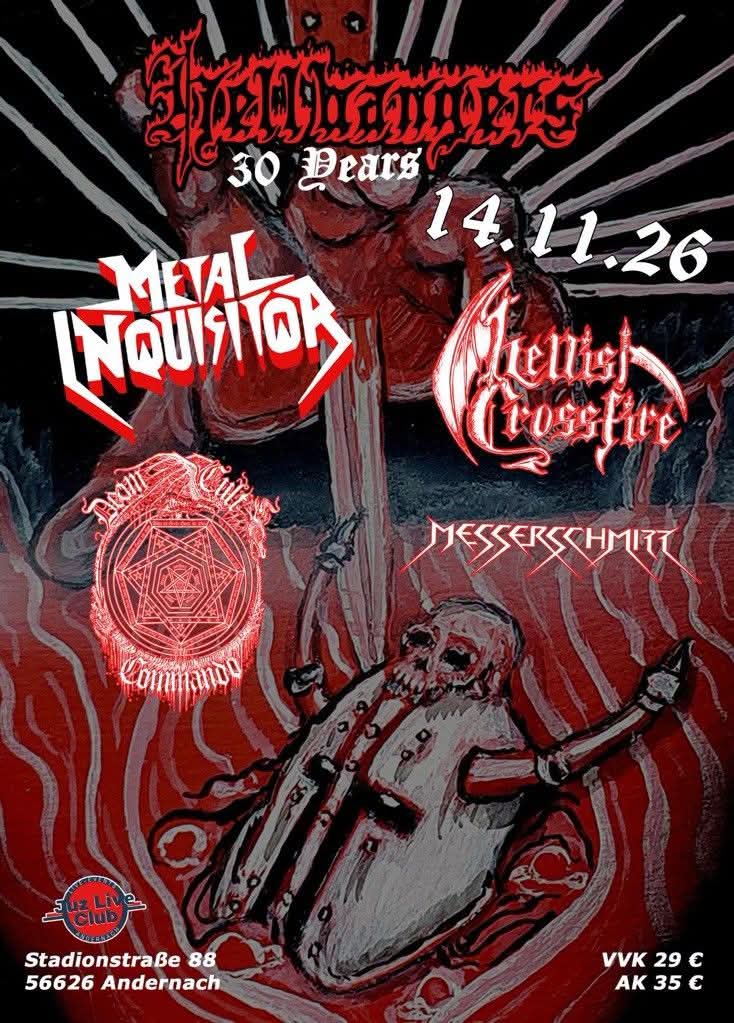 30 JAHRE HELLBANGERS – METAL-SAUSE IM JUZ LIVE CLUB ANDERNACH