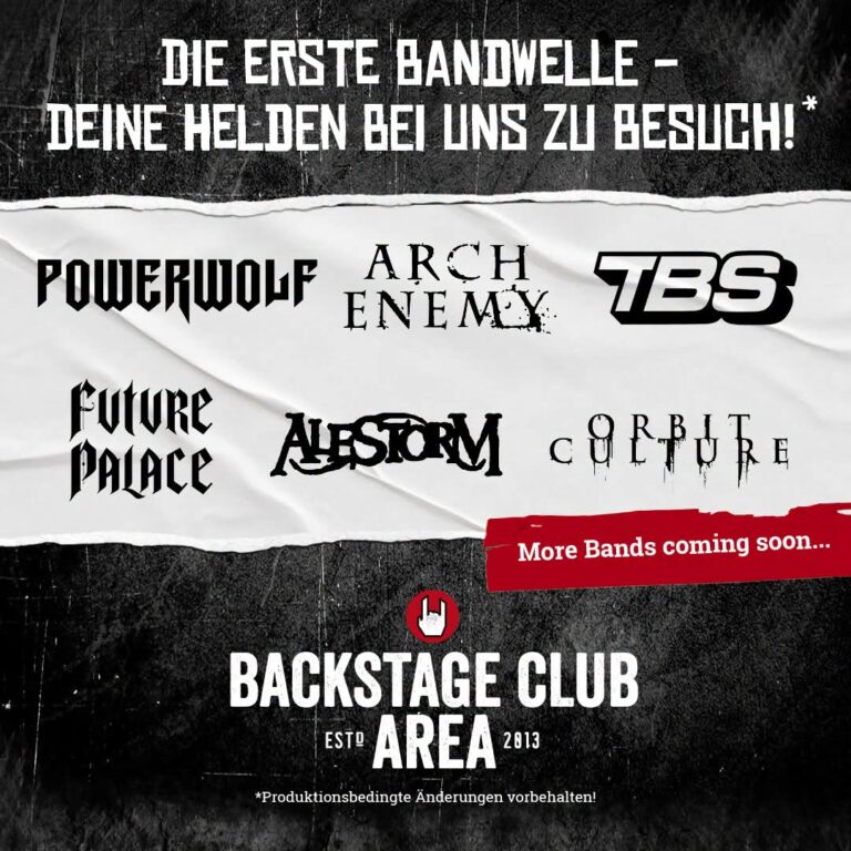 EMP PRÄSENTIERT ERSTE BACKSTAGE-GÄSTE FÜR DAS WACKEN OPEN AIR 2026