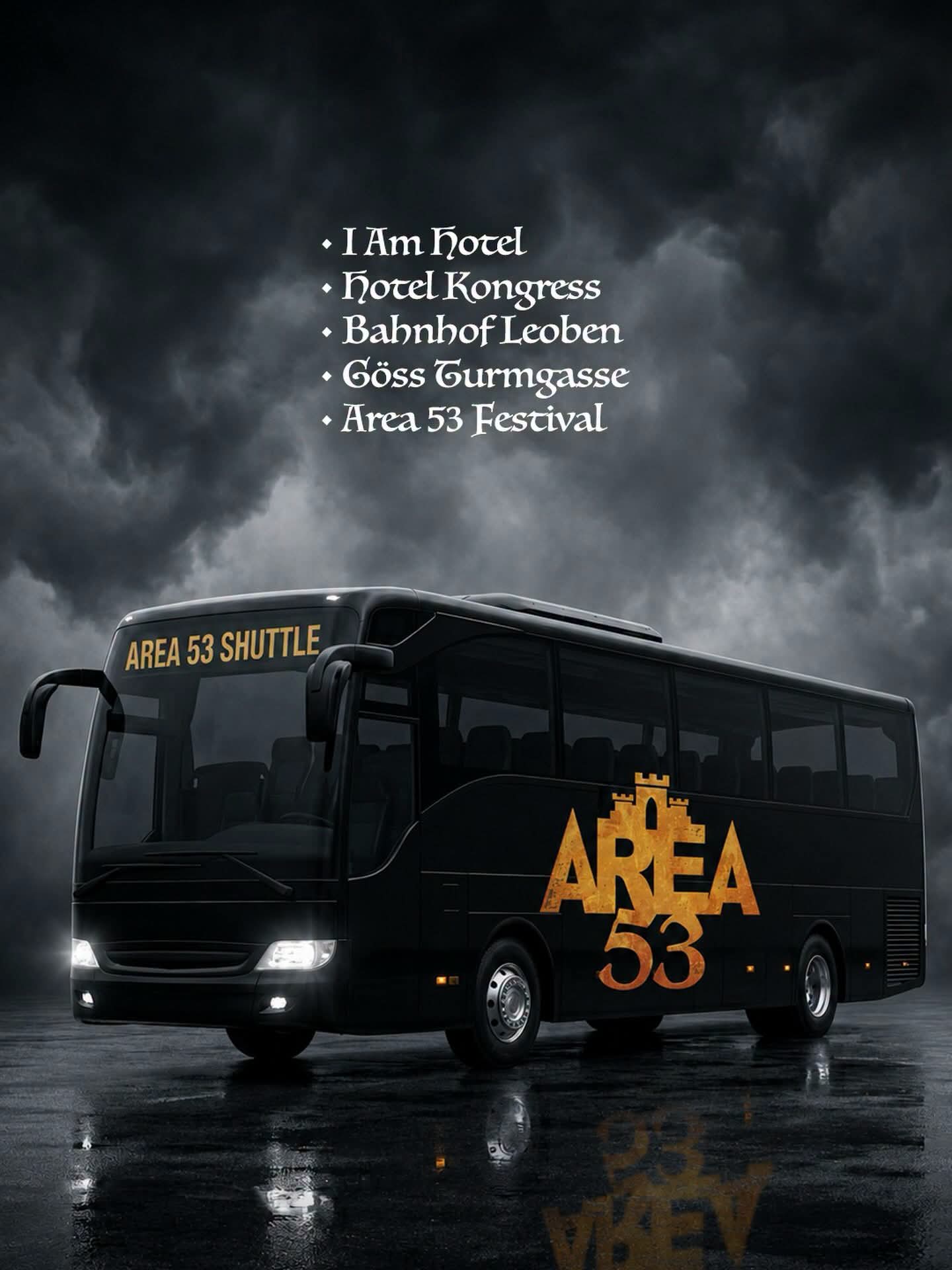 AREA 53 FESTIVAL FÜHRT SHUTTLE-SERVICE EIN