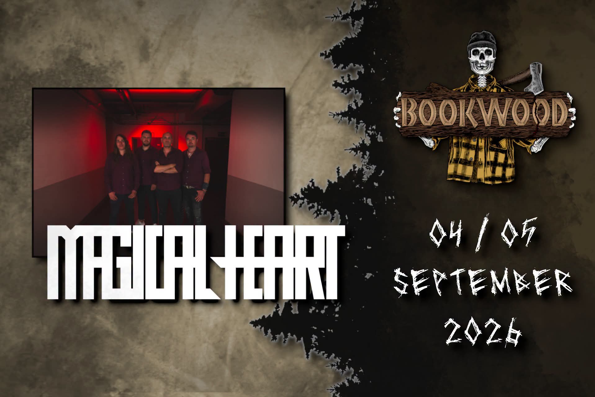 MAGICAL HEART SPIELEN BEIM BOOKWOOD FESTIVAL 2026