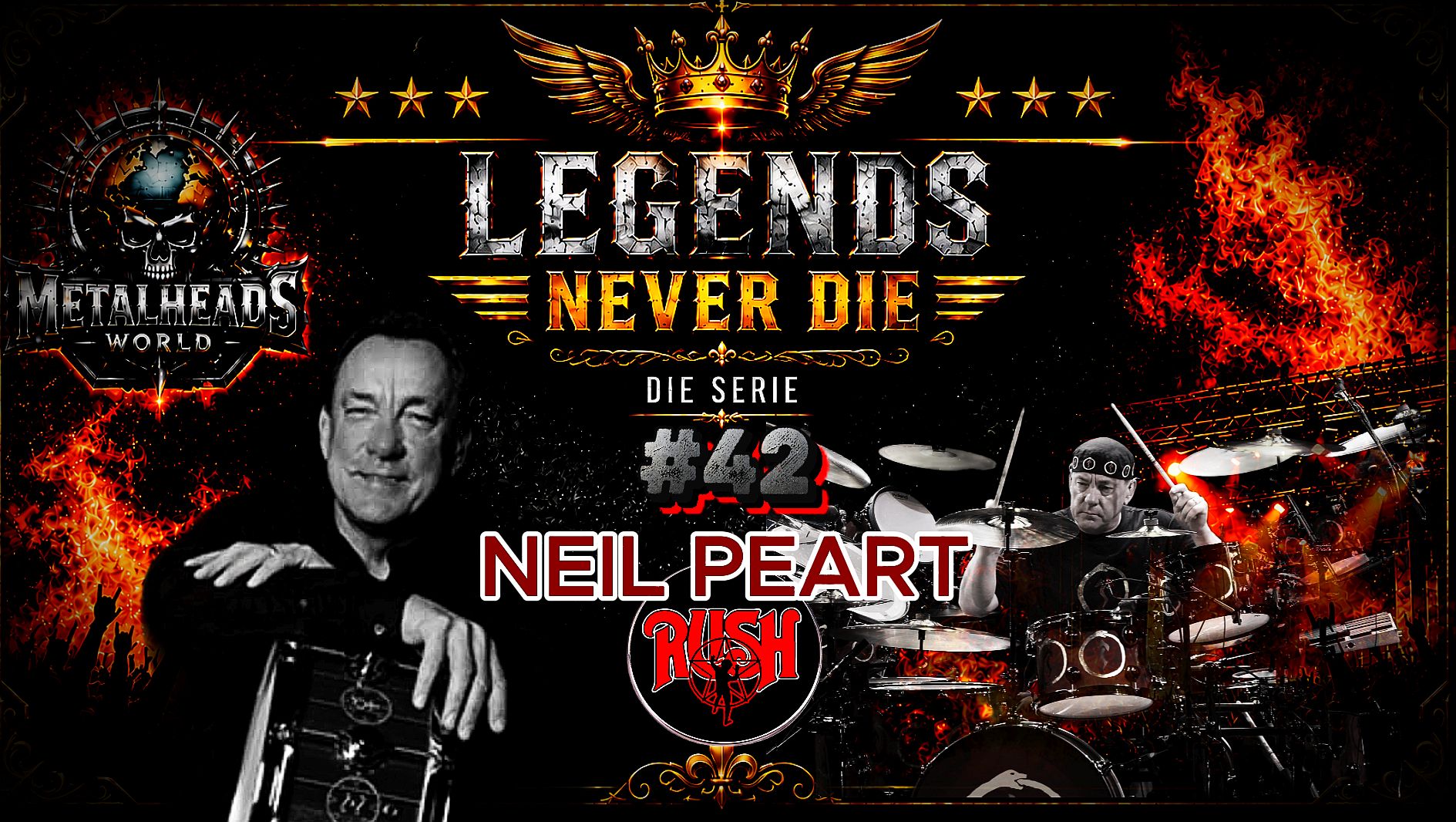 LEGENDS NEVER DIE -42 - NEIL PEART