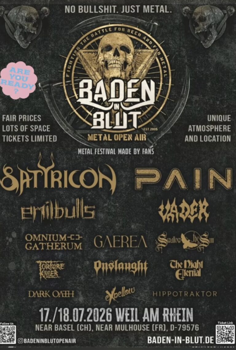 BADEN IN BLUT FESTIVAL 2026