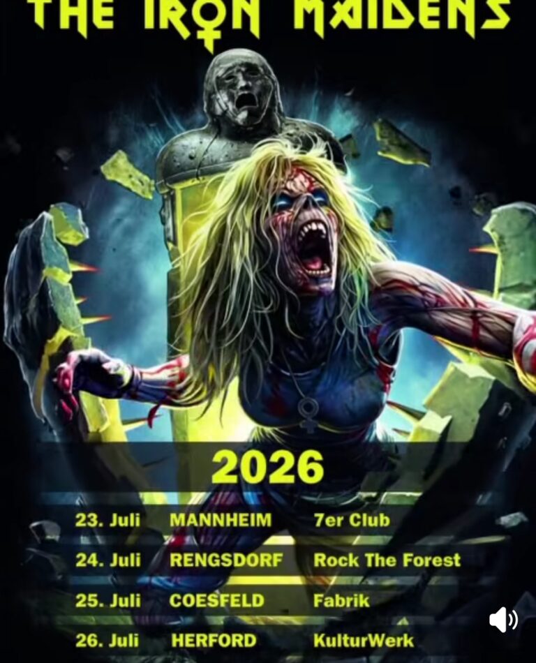 THE IRON MAIDENS BRINGEN DIE KLASSIKER VON IRON MAIDEN NACH MANNHEIM
