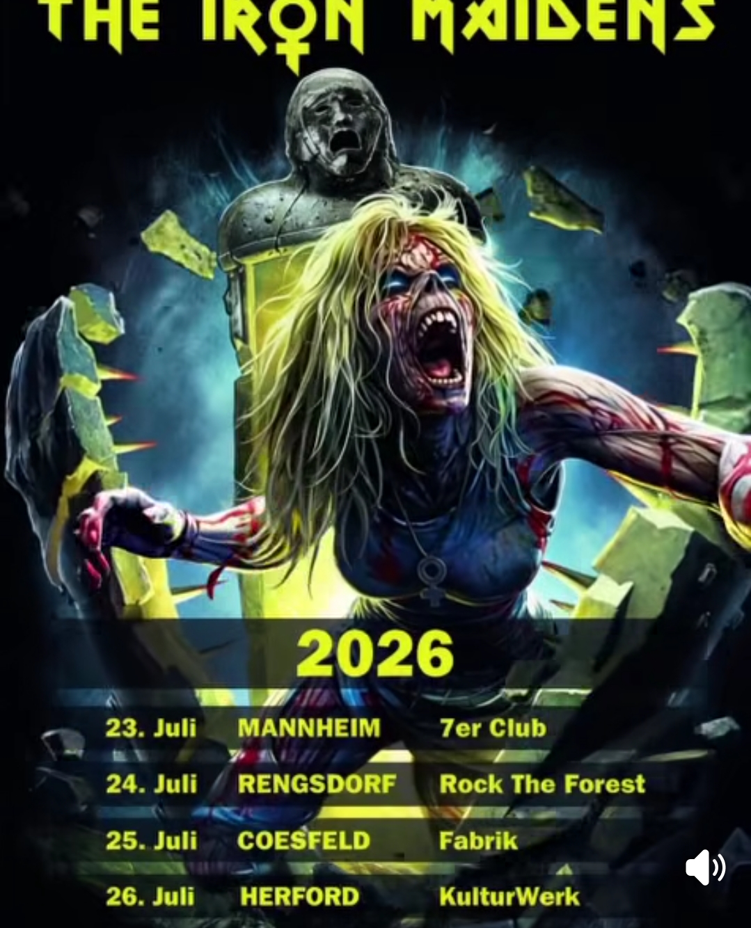 THE IRON MAIDENS BRINGEN DIE KLASSIKER VON IRON MAIDEN NACH MANNHEIM