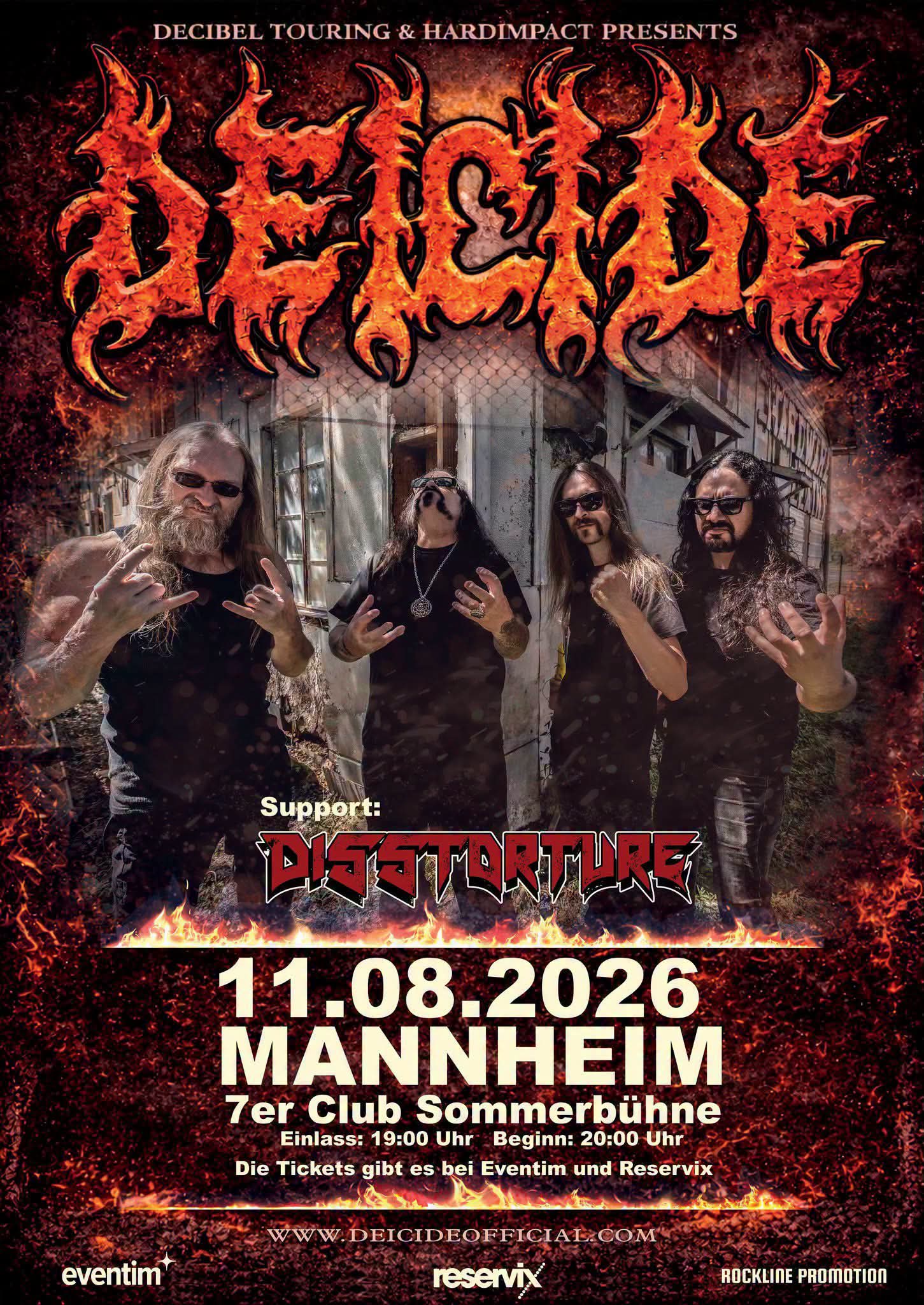DEICIDE KOMMEN 2026 NACH MANNHEIM