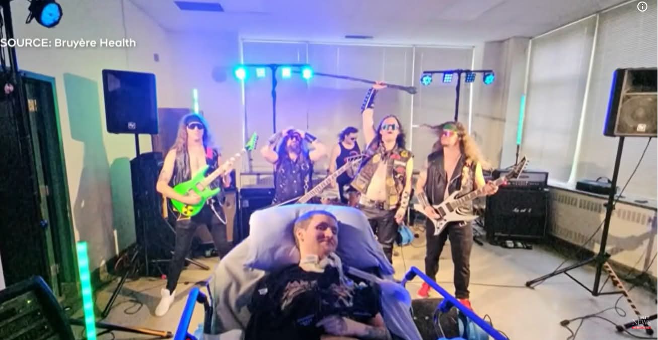 THE SCEPTER SPIELEN PRIVATES HEAVY METAL KONZERT FÜR PATIENTEN IM KRANKENHAUS